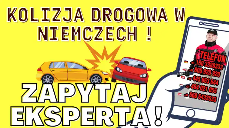 aport z wypadku samochodowym w Berlinie